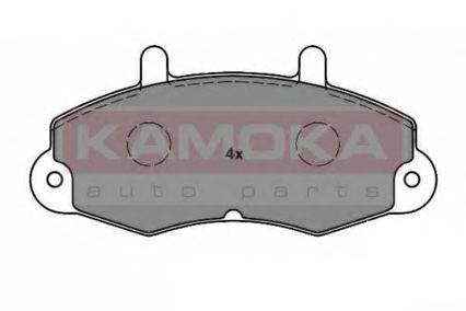 Комплект тормозных колодок, дисковый тормоз KAMOKA 1011400