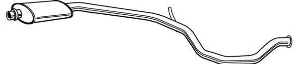 Средний глушитель выхлопных газов WALKER 23388