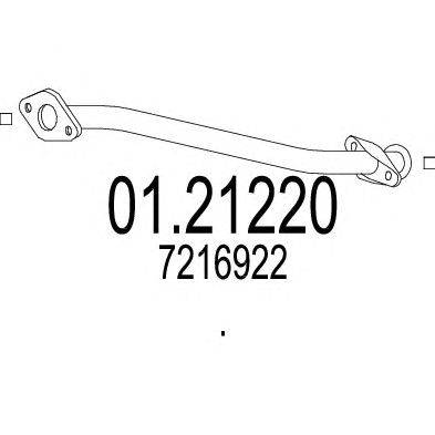 Труба выхлопного газа ZARA 44242