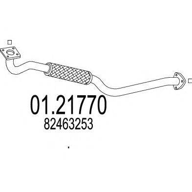 Труба выхлопного газа MTS 01.21770