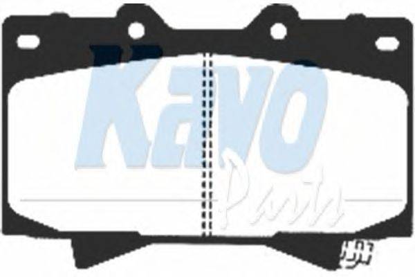 Комплект тормозных колодок, дисковый тормоз KAVO PARTS BP-9040