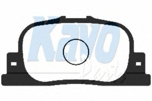 Комплект тормозных колодок, дисковый тормоз KAVO PARTS BP-9070