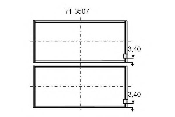 Подшипник GLYCO 713507