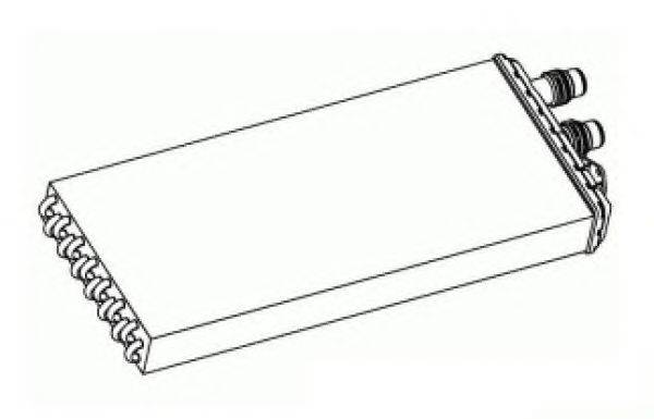 Теплообменник, отопление салона NRF 54255