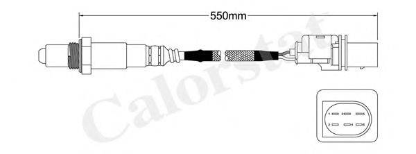 Лямбда-зонд CALORSTAT by Vernet LS150015