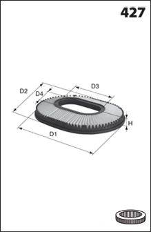 Воздушный фильтр MECAFILTER EL9177