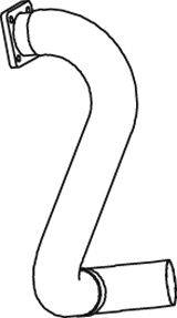 Труба выхлопного газа DINEX 47214