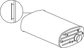 Средний / конечный глушитель ОГ DINEX 64381