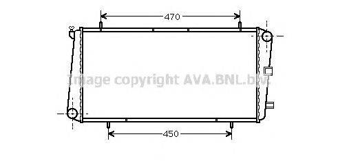 Радиатор, охлаждение двигателя AVA QUALITY COOLING AU2122