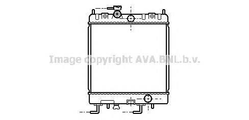 Радиатор, охлаждение двигателя AVA QUALITY COOLING DNA2168