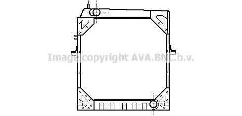 Радиатор, охлаждение двигателя AVA QUALITY COOLING IV2011