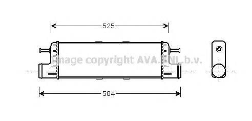 Интеркулер AVA QUALITY COOLING MS4285