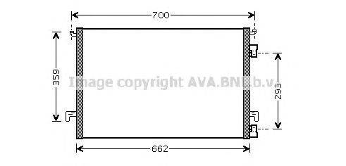 Конденсатор, кондиционер AVA QUALITY COOLING OLA5457