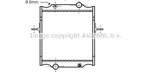 Радиатор, охлаждение двигателя AVA QUALITY COOLING RE2002