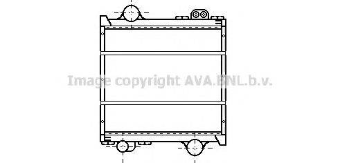Радиатор, охлаждение двигателя AVA QUALITY COOLING RE2026