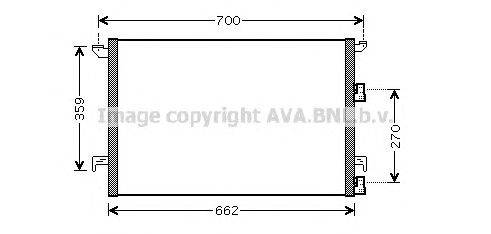 Конденсатор, кондиционер AVA QUALITY COOLING SBA5058