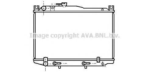 Радиатор, охлаждение двигателя AVA QUALITY COOLING TO2096