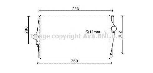 Интеркулер AVA QUALITY COOLING VO4151