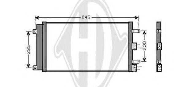Конденсатор, кондиционер DIEDERICHS 8348510