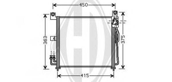 Конденсатор, кондиционер DIEDERICHS 8650500