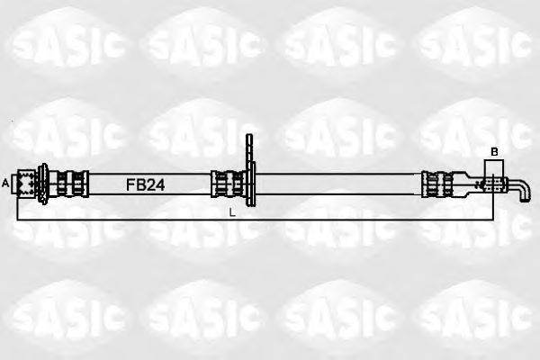 Тормозной шланг SASIC 6606088