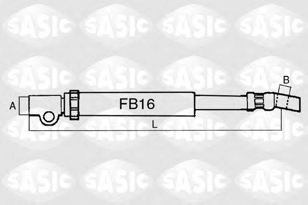 Тормозной шланг SASIC SBH6365