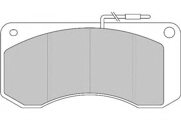Комплект тормозных колодок, дисковый тормоз BERAL 29013