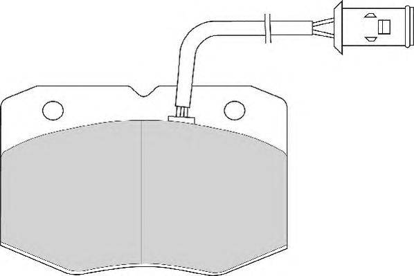 Комплект тормозных колодок, дисковый тормоз BERAL 29038