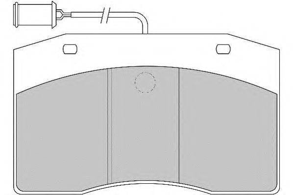 Комплект тормозных колодок, дисковый тормоз BERAL 2907520004117088