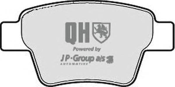 Комплект тормозных колодок, дисковый тормоз JP GROUP BP1676