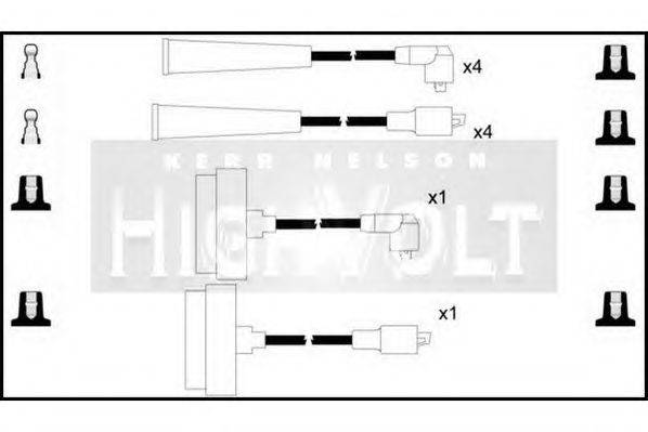 Комплект проводов зажигания STANDARD OEF151