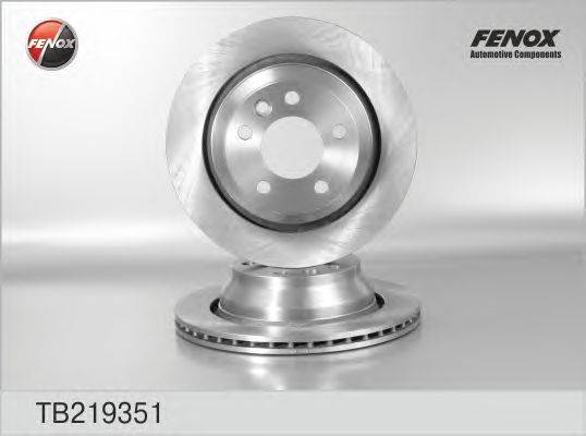 Тормозной диск FENOX TB219351