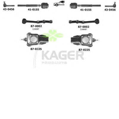 Подвеска колеса KAGER 800804