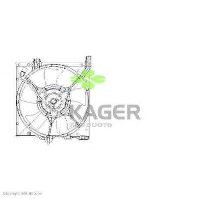 Вентилятор, охлаждение двигателя KAGER 322069