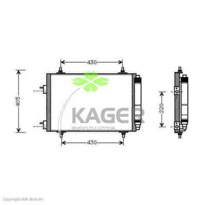 Конденсатор, кондиционер KAGER 94-5295