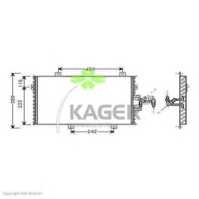 Конденсатор, кондиционер KAGER 94-5828