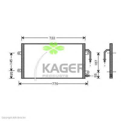 Конденсатор, кондиционер KAGER 945914