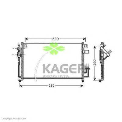 Конденсатор, кондиционер KAGER 94-6049