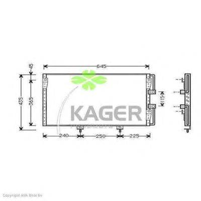 Конденсатор, кондиционер KAGER 94-6084