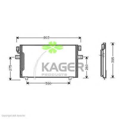 Конденсатор, кондиционер KAGER 946145