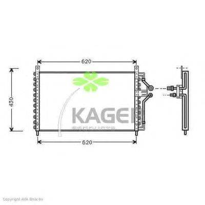 Конденсатор, кондиционер KAGER 946153