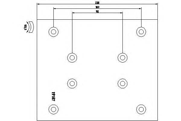 Тормозные колодки, барабанный тормоз DON RN1041