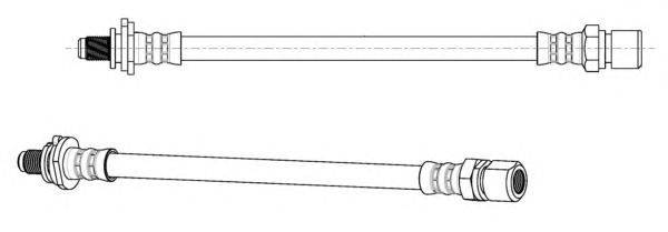 Тормозной шланг KAWE 511044