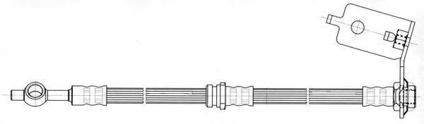 Тормозной шланг KAWE 512494