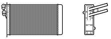 Теплообменник, отопление салона J. DEUS 201B02
