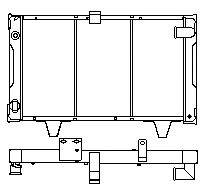 Радиатор, охлаждение двигателя PEUGEOT 130028