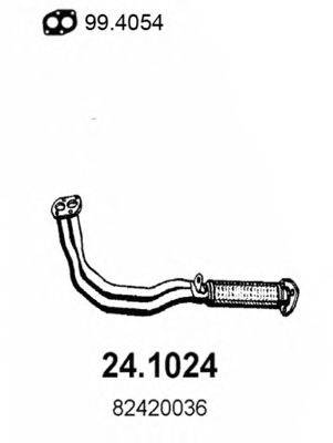 Труба выхлопного газа ASSO 241024