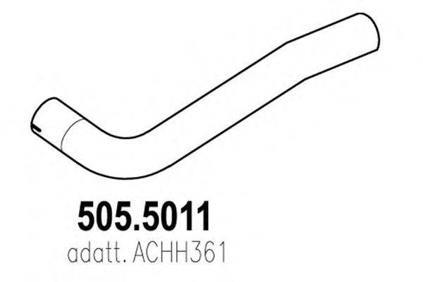 Труба выхлопного газа ASSO 505.5011