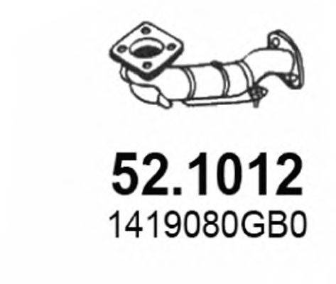 Труба выхлопного газа ASSO 521012