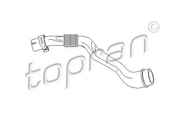 Шланг, воздухоотвод крышки головки цилиндра TOPRAN 111127